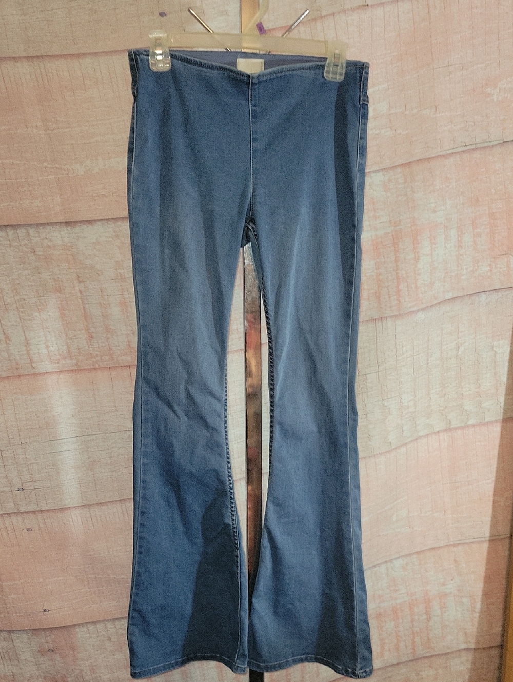 INDUSTRY Pull On Elastic Waist Flare Jeans